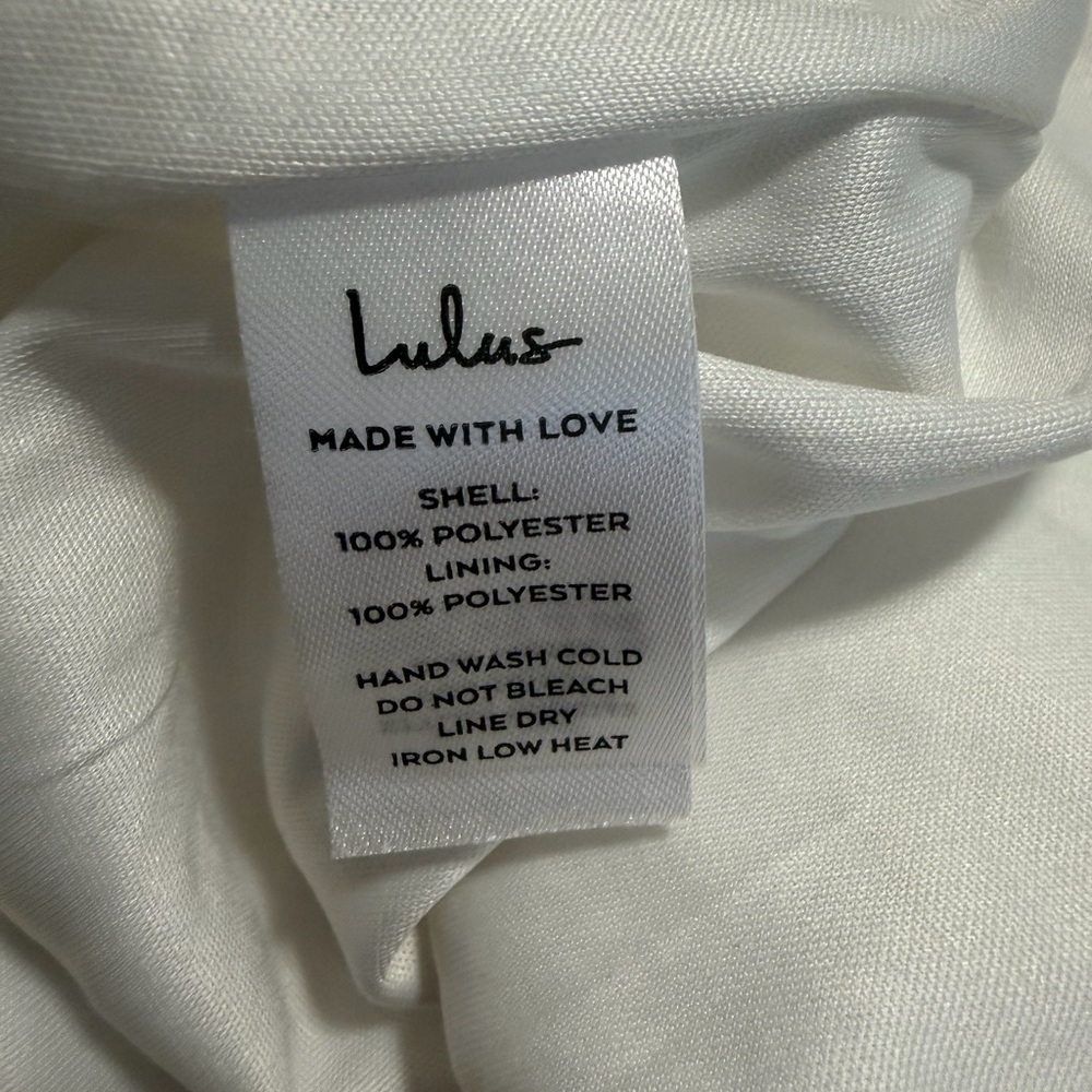 Lulu's White Sequin Mini Dress - Picture 8 of 8